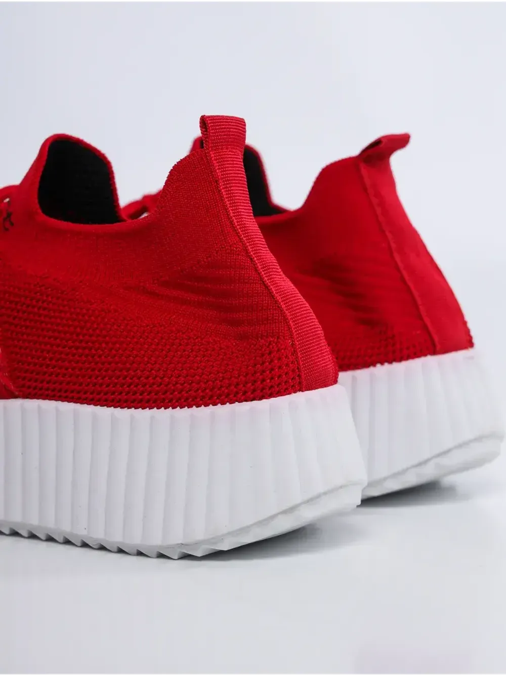 Слипоны на высокой подошве мокасины летние текстильные