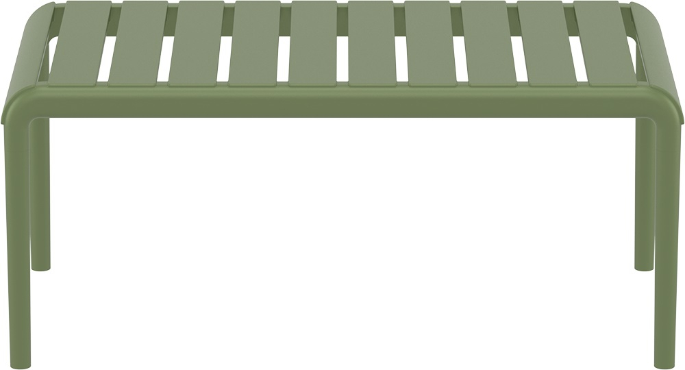 Столик пластиковый журнальный Siesta Contract Paris Lounge Table, оливковый