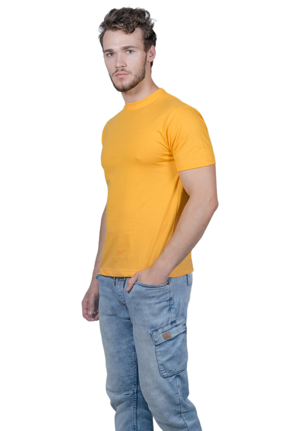 Базовая футболка SWAN - 150 Lux A1, желтый