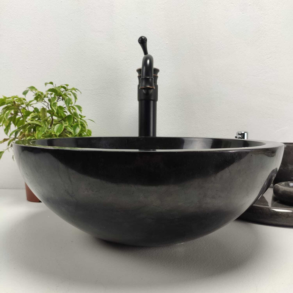 Раковина из мрамора Bowl Black Small BM-61094 40*40*15