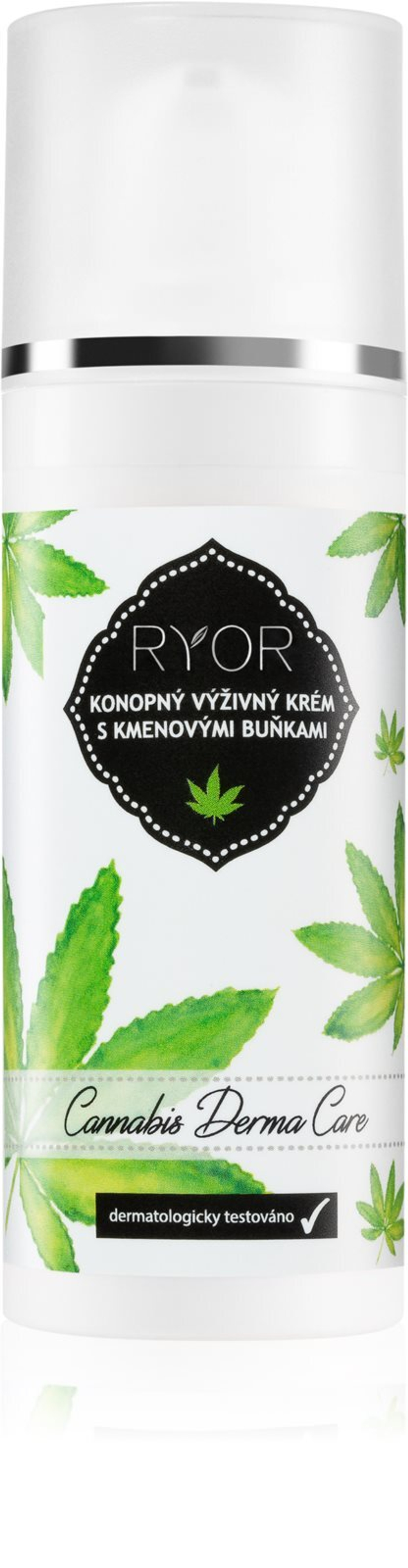 RYOR Cannabis Derma Care - питательный конопляный крем со стволовыми клетками /   50  ml  / GTIN 8594007972726