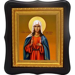 Анастасия Патрская мученица. Икона на холсте.