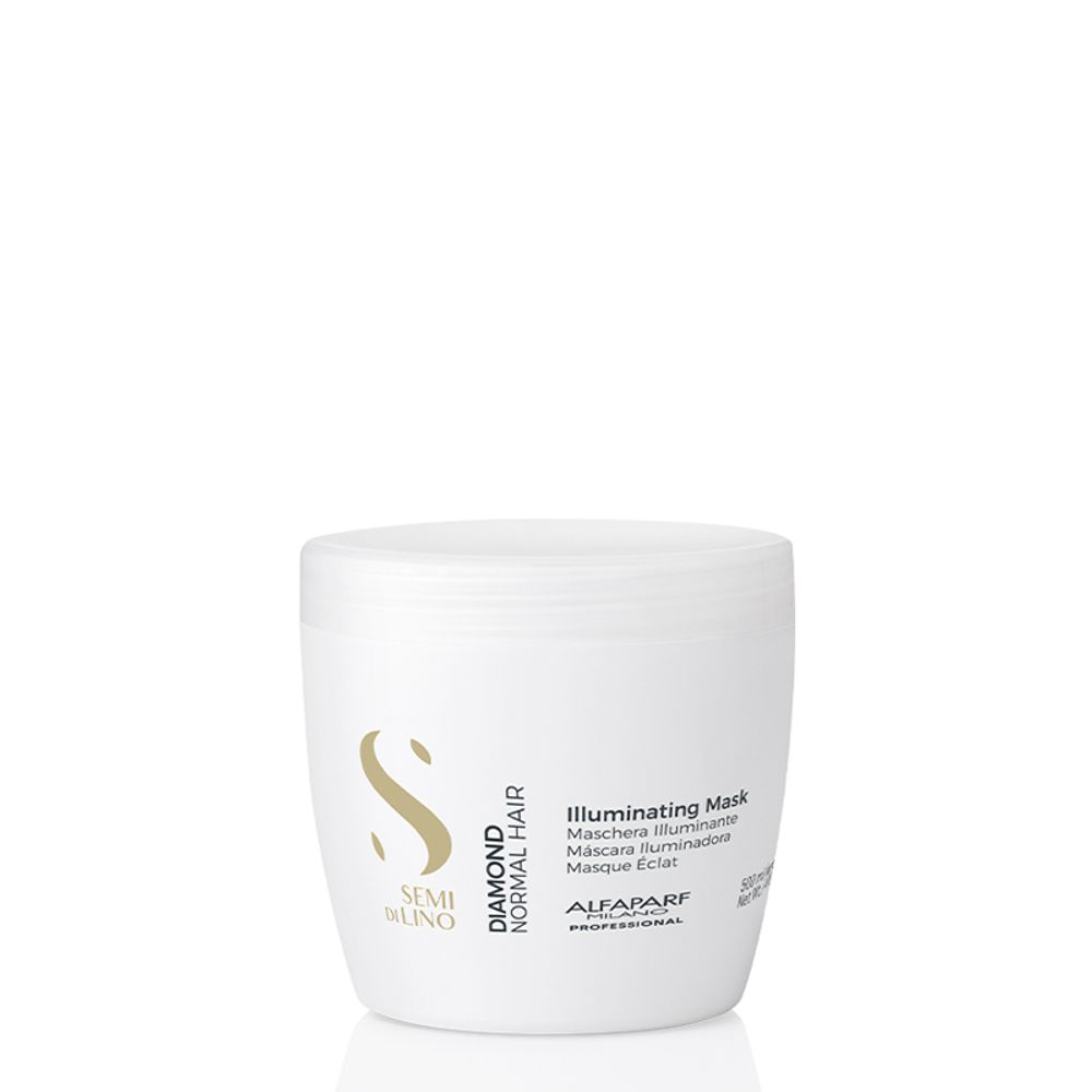 Маска для нормальных волос, придающая блеск SDL DIAMOND ILLUMINATING MASK, 500 мл ALFAPARF 16450