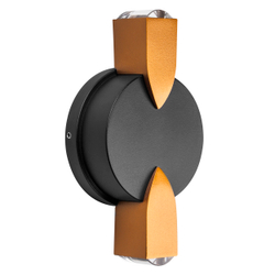 380623 Светильник DITO 2х1W LED 220LM G ЧЕРНЫЙ/ЗОЛОТО 4000K