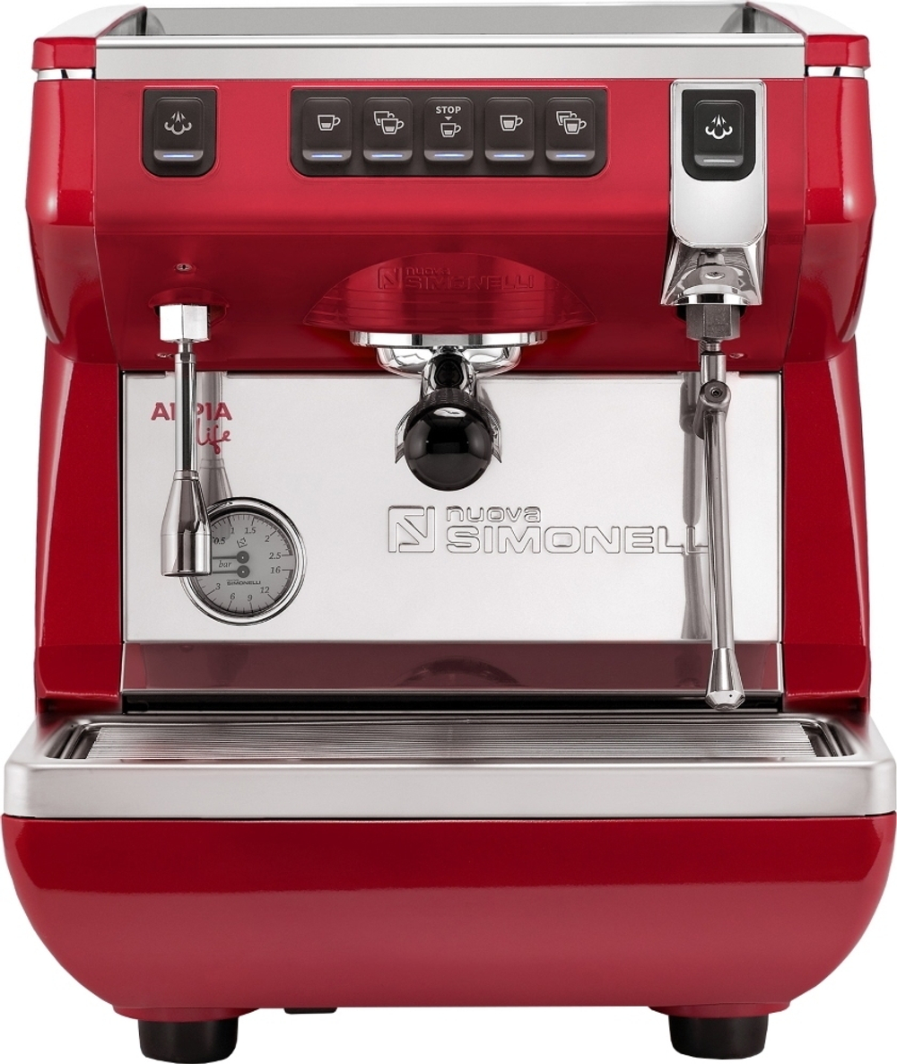 Рожковая кофемашина Nuova Simonelli Appia Life 1Gr V 220V red (167518)