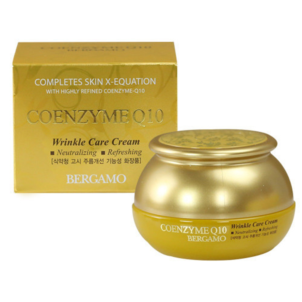 BERGAMO. Антивозрастной крем для лица с коэнзимом COENZYME Q10 Wrinkle Care Cream