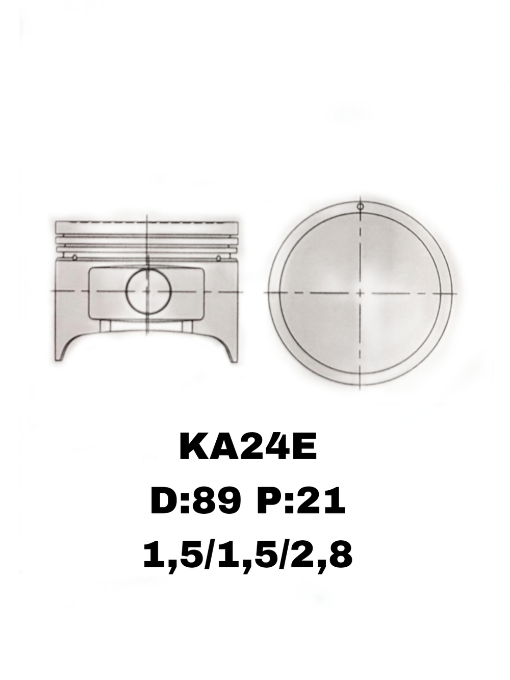 ПОРШНЯ KA24E