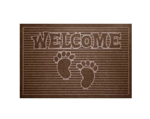 Коврик влаговпитывающий Велком коричневый (0,45*0,75м)