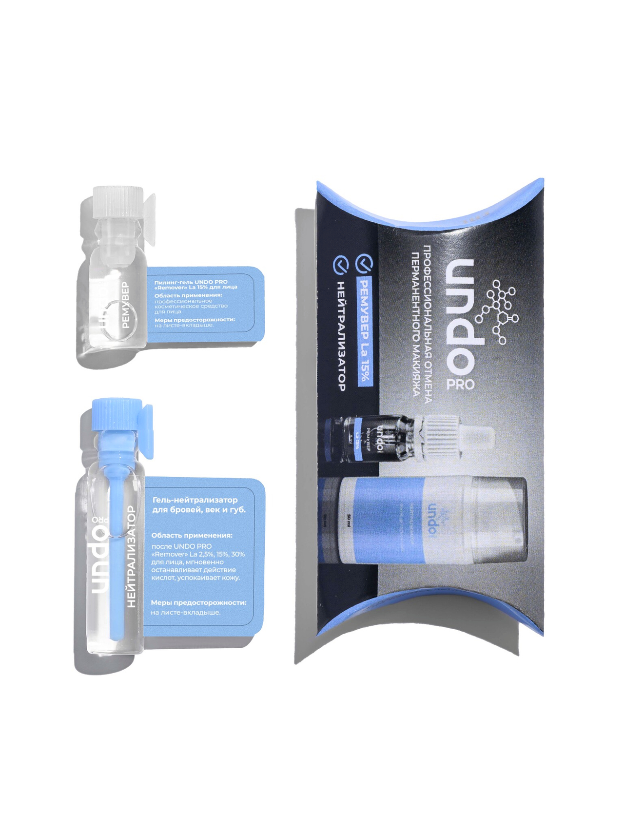 Миниатюры ремувер La 15%-0,5 мл нейтрализатор-1 мл
