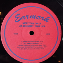 Винтажная виниловая пластинка LP New York Dolls Live In Concert (Paris 1974) (Italy 2003)