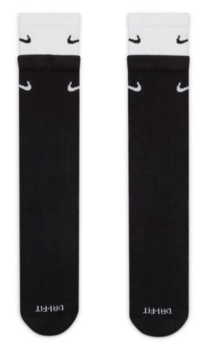 Теннисные носки Nike Everyday Plus Cushioned Training Crew Socks 1P - black/white/black