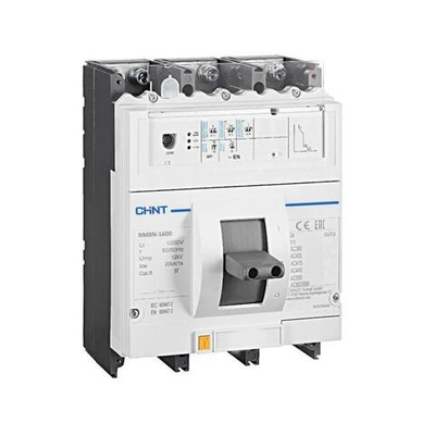 Выключатель автоматический 4п 1600А 36кА NM8NDC-1600C TM 4P с рег. термомагнит. расцеп. (R) CHINT 263169