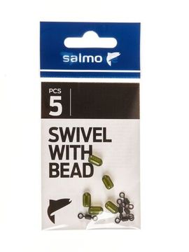 Вертлюги с бусинами овальными Salmo 006 5шт.