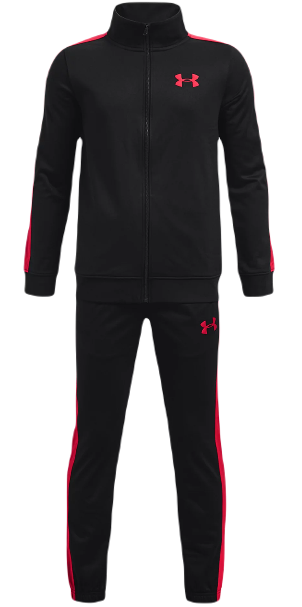 Костюм теннисный Under Armour Knit Track Suit - black/radio red