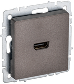 BRITE Розетка HDMI РHDMI-0-БрТБ темная бронза IEK