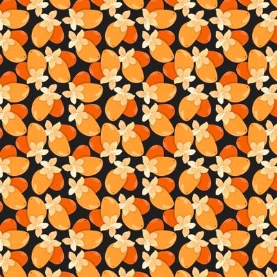 Фрукты манго с цветами