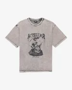 Футболка Питерский щит Агрессия светло-серая