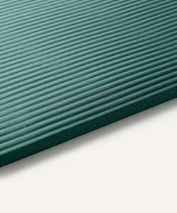 Коврик для йоги и фитнеса STARFIT FM-301, NBR, 183x61x1,2 см, изумрудный