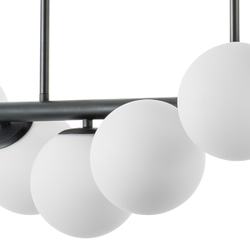 815187 Люстра CROCO 8х40W E14 ЧЕРНЫЙ МАТОВЫЙ