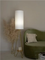 Торшер напольный с абажуром в гостиную современный