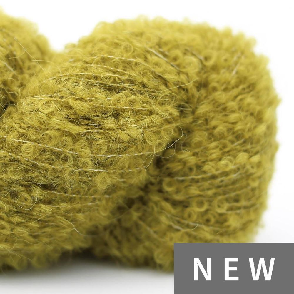 Пряжа Kremke Alpaka Boucle (038/ампирный желтый)