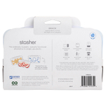 Stasher, многоразовый силиконовый контейнер для пищевых продуктов, для снеков, прозрачный, 355 мл (12 жидк. унций)