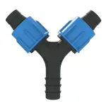 Тройник 2 капельные ленты и трубка, тип У, GP