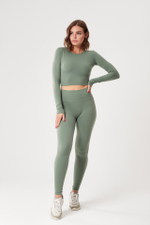 Легинсы с высокой талией