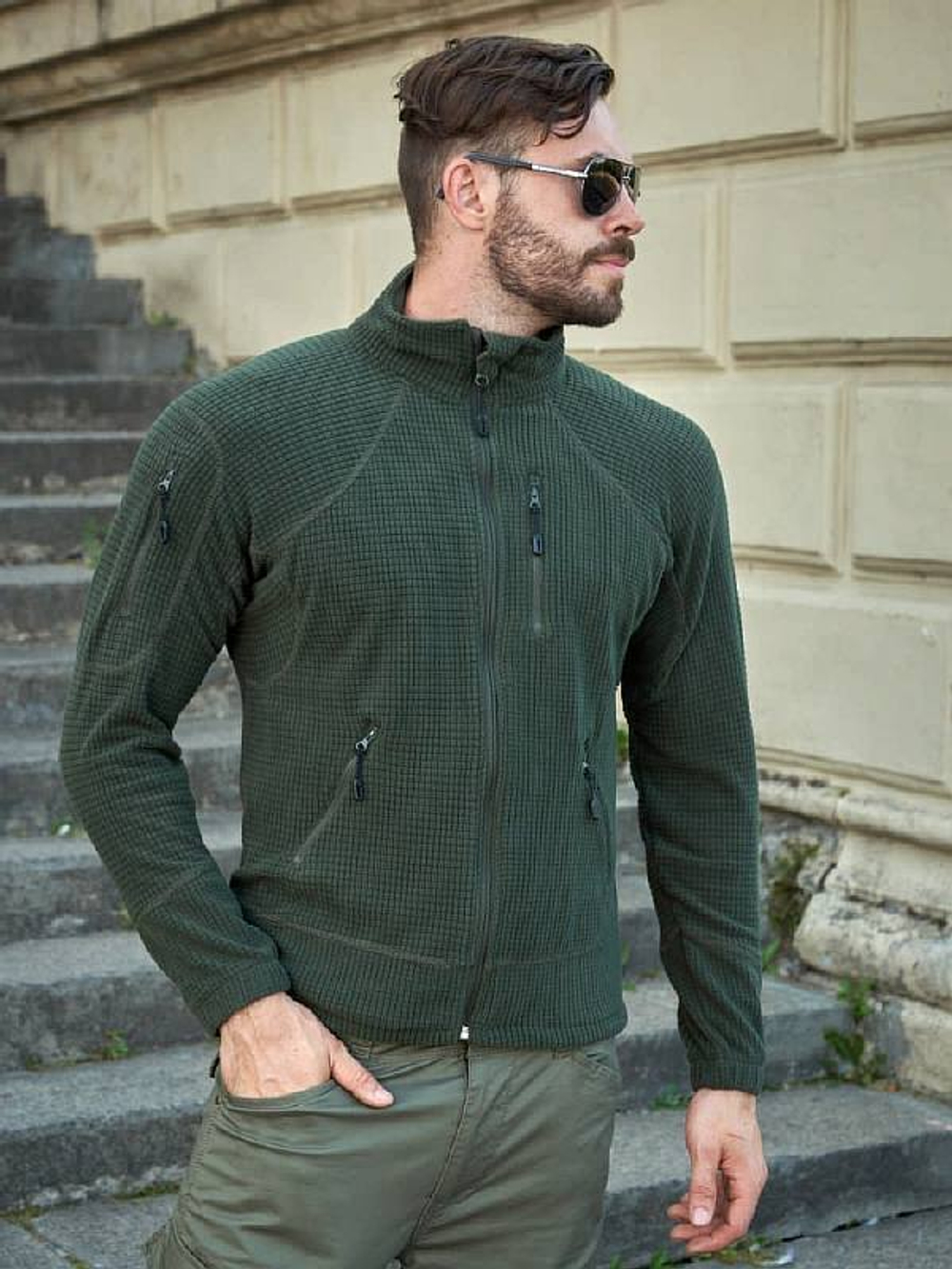 Кофта флис POLTAC04 Vav Wear, Khaki