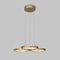 Подвесной светодиодный светильник Eurosvet Crespella 90034/3 золото