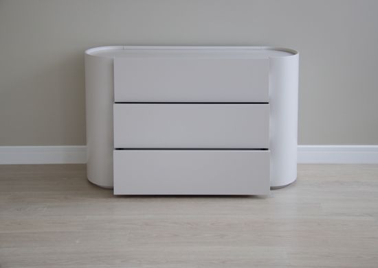 Комод Lagom 3 ящика ширина 120 см (дымка)