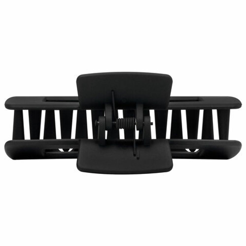 Краб для волос 10,5 см, soft-touch, чёрный, MONTE VITA, 456999