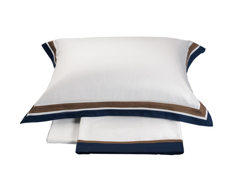 Постельное белье 2 спальное евро макси Сlaire Batiste Riviere Smeraldo белое