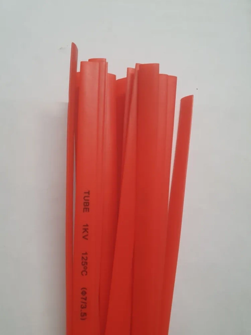 Термоусадка для проводов 7 мм красная набор 1м 50 шт