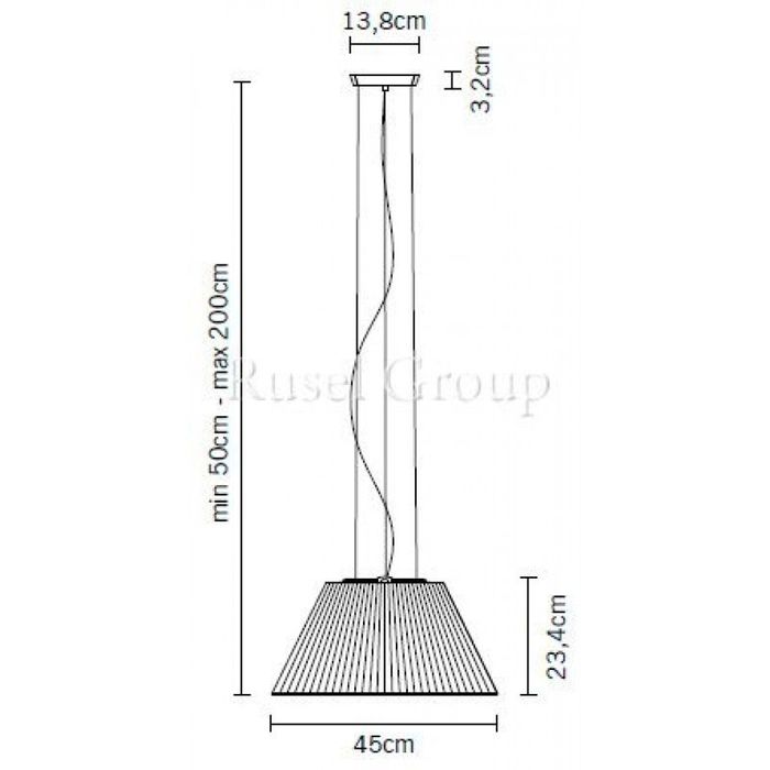 Подвесной светильник Fabbian Flow D87 A06 00