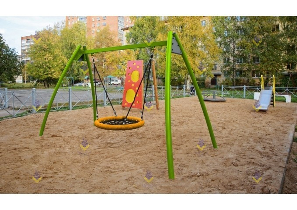 Качели для детей с ОВ с механизмом качания