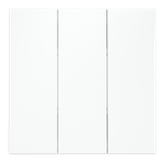 Клавиши для выключателя/переключателя трехклавишного, S70 (белый матовый)