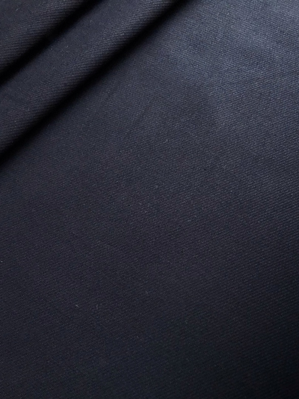 Коттон однот брючный, черный twill satin