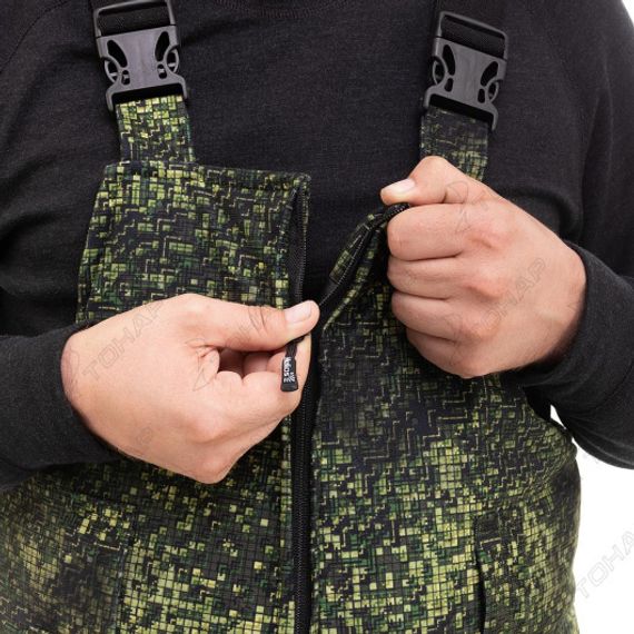 Костюм охотника зимний Сентелек Комфорт, цв.зеленый пиксель р.64-66/182-188 Helios