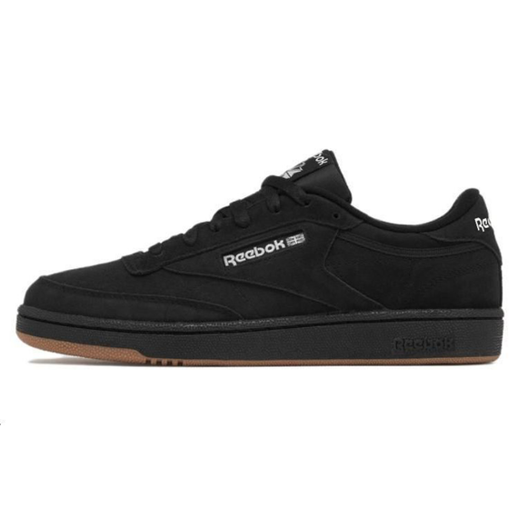reebok CLUB C 85 Кроссовки для скейтбординга Низкие Черные Унисекс