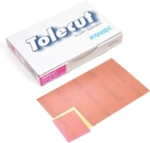 Лист клейкий Kovax Tolecut Pink K1500, розовый, 1 лист (8 наклеек 29*35мм) 1911523
