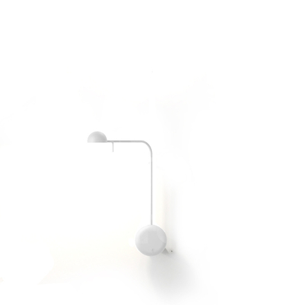 Настенный дизайнерский светильник  Pin 1680 by Vibia (белый)