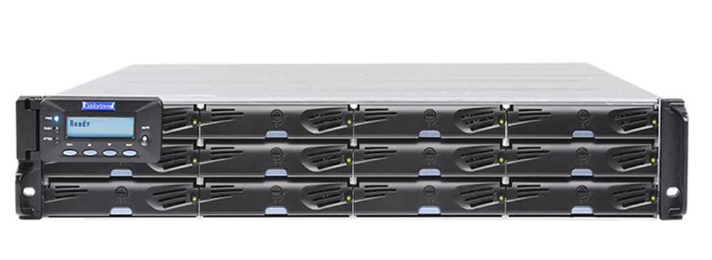 Сетевое хранилище Infortrend DS3012RUC000C-8U30 черный