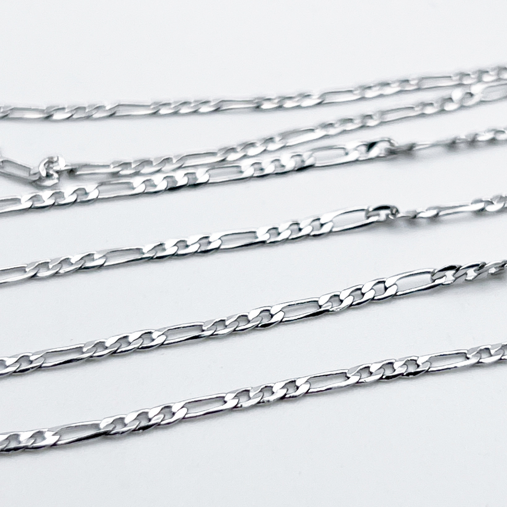 Цепочка, цвет серебро, размер звена 5*2 + 3*2 мм, цена за отрезок 50 см