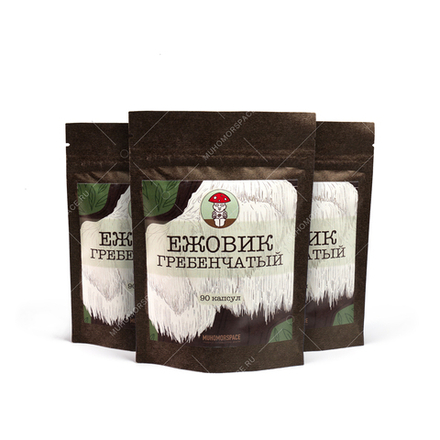 АКЦИЯ 2+1 Ежовик гребенчатый в капсулах 3 месяца 270 шт.