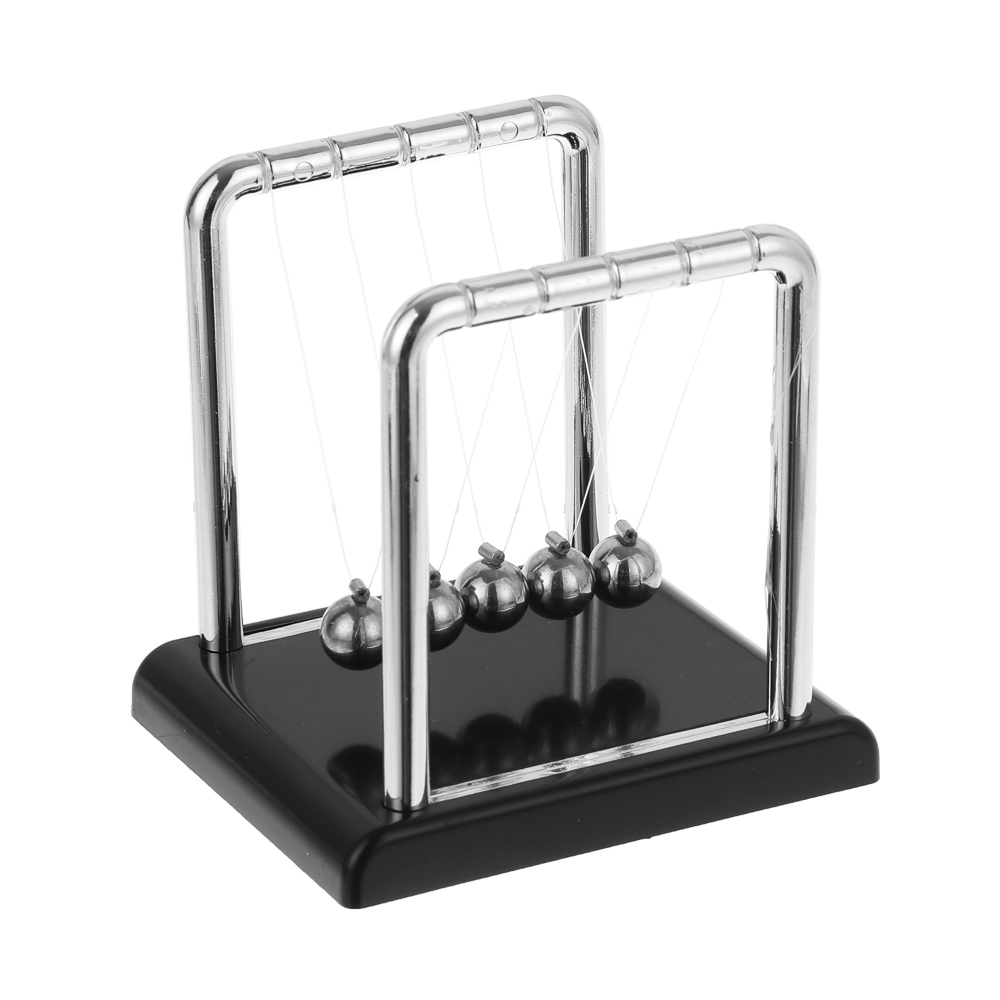 Маятник шары Ньютона, 9x9x7,5 см, пластик, металл