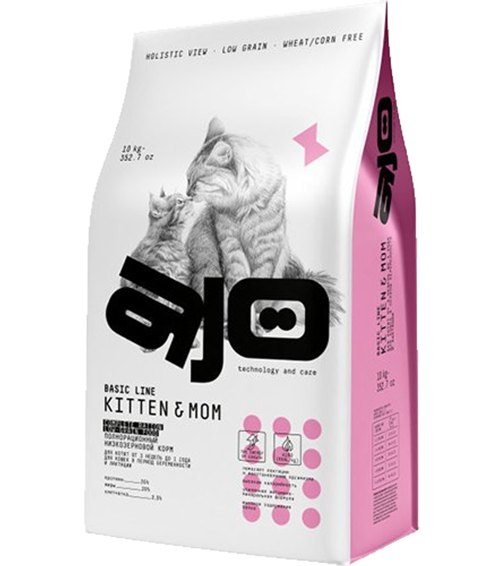 AJO Mohter & Kitten Индейка 1кг. развес