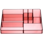 Органайзер для хранения «САНТОРИЯ», цвет винный, 9 отделений, 21,1*9*32см (коробка)