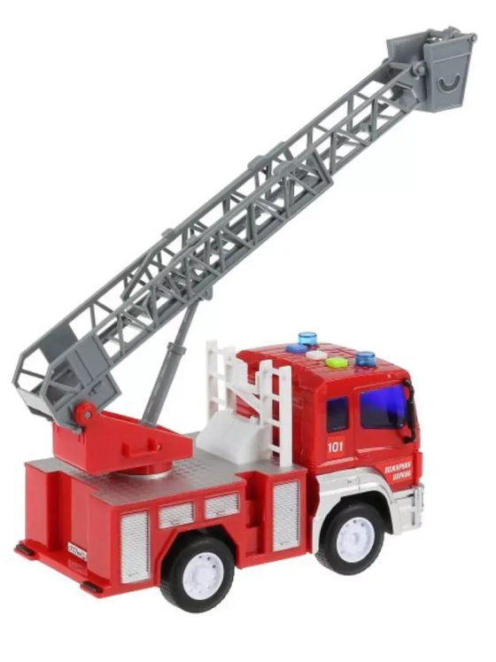 Игрушечный транспорт Пожарная машина Kamaz свет звук