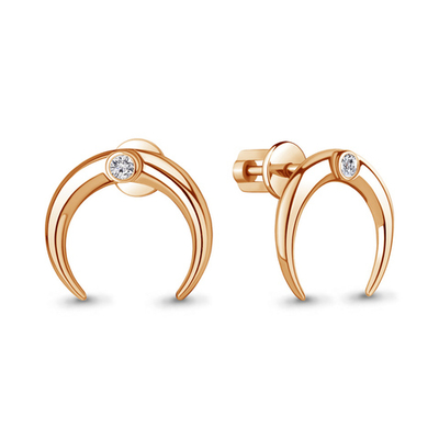 942845к Серьги из Золота с бриллиантами